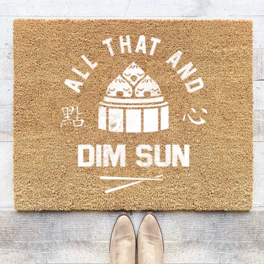 Discover All That And Dim Sum Coir Doormats