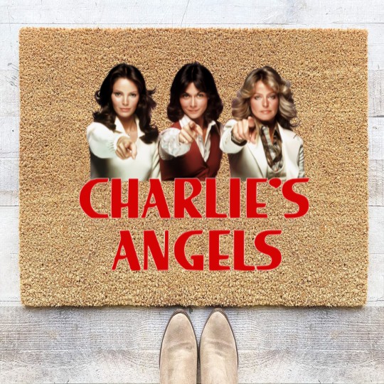 Discover Charlie&39.s Angels -roup - 70s Tv Show Coir Doormats