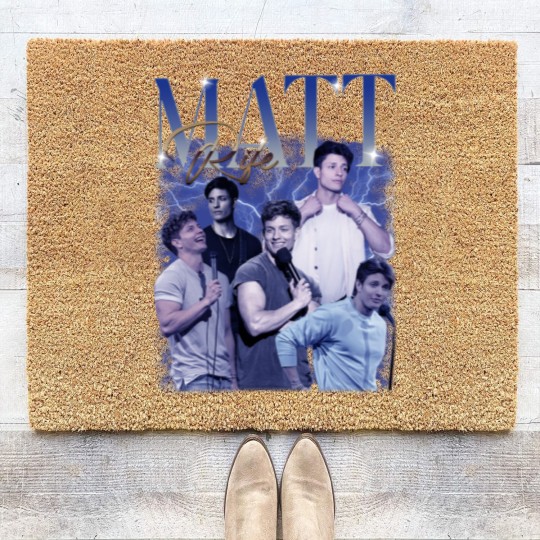 Discover Matt Rife Coir Doormats, Matt Rife Vintage Coir Doormats, Matt Rife World