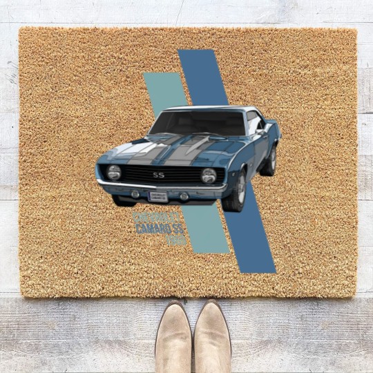 Discover Camaro Classic Car  Camaro SS 1969 Coir Doormats