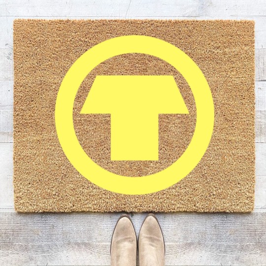 Discover Terra Teen Titans  Symbol Coir Doormats