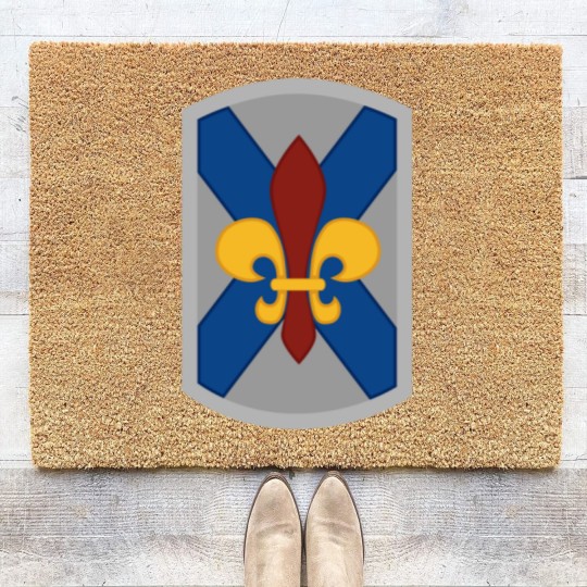 Discover 256th Infantry Coir Doormats