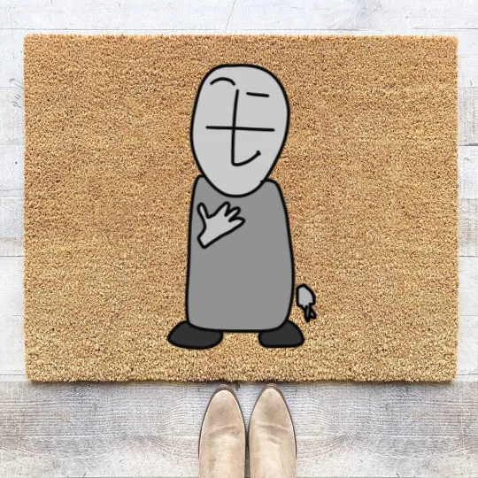 Discover Grunt Fingers Crossed Madness Combat Coir Doormats