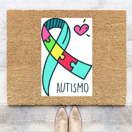 Discover Autism   Autism   Autism   Autism Coir Doormats