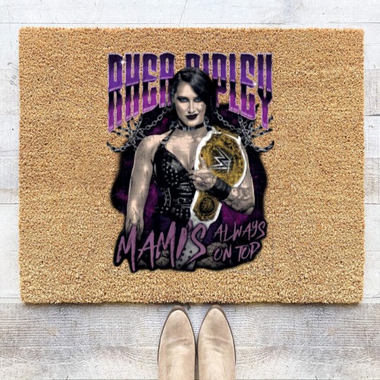 Discover Rhea Ripley Vintage Wrestling Coir Doormats