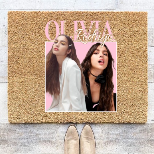 Discover Olivia Rodrigo Coir Doormats, Olivia Sour Tour Music Merch Coir Doormats, Olivia Rodrigo Coir Doormats