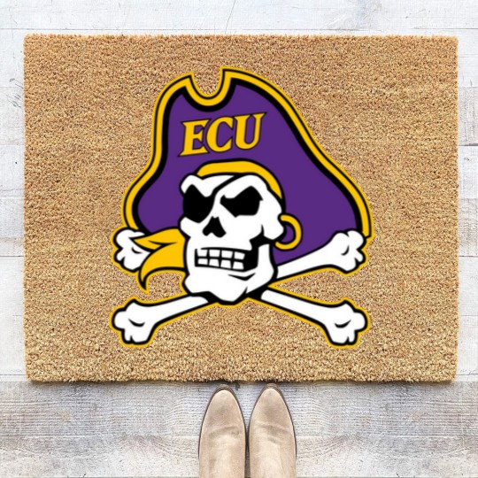 Discover East Carolina-Pirates-Logo Coir Doormats
