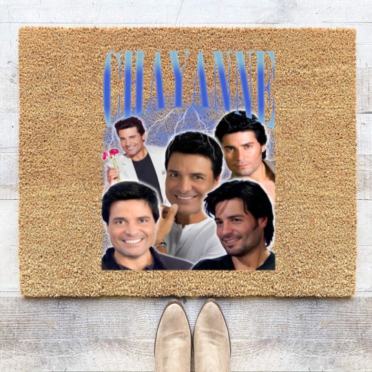 Discover Vintage Chayanne Bootleg Coir Doormats, Chayanne 2024 Tour Unisex Coir Doormats, Chayanne Fan Gift Coir Doormats, Chayanne Homage Unisex Coir Doormats, Chayanne Merch