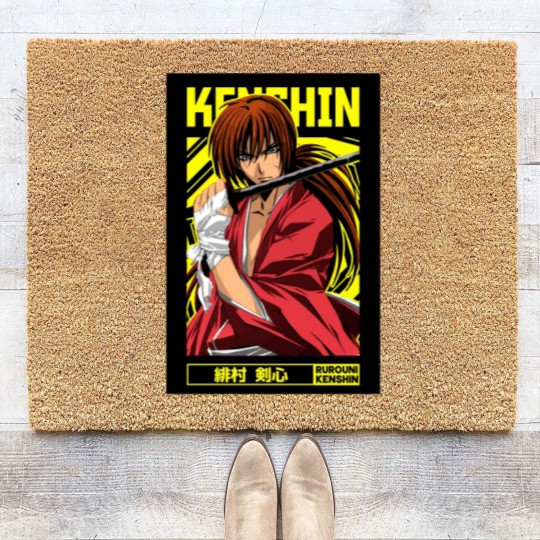 Discover Himura Kenshin = Rurouni Kenshin = Anime Coir Doormats