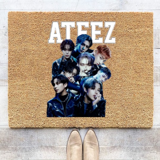 Discover Ateez Vintage Coir Doormats, Ateez Coir Doormats,Ateez Break The Wall Coir Doormats