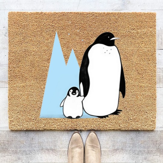 Discover Penguins - Penguins - Coir Doormats
