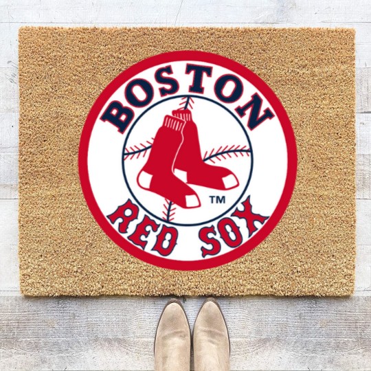 Discover red sox boston Coir Doormats
