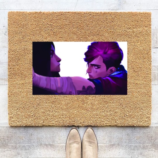 Discover Vi and Caitlyn - You're Hot Cupcake Scene - Vi And Caitlyn - Posters and Art Prints Coir Doormats