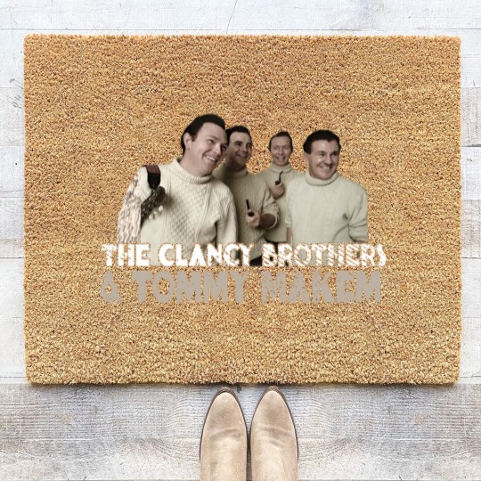 Discover The Clancy Brothers & Tommy Makem Retro Fan Art - Clancy Brothers Tommy Makemm - Coir Doormats
