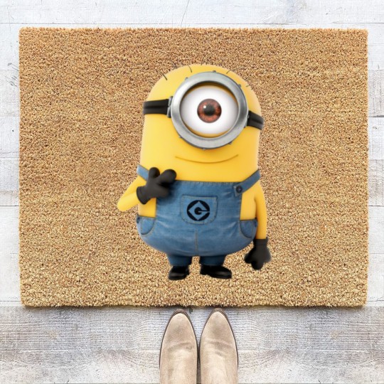 Discover Minion Mayhem: Coir Doormats unleashed with the most loved minion
