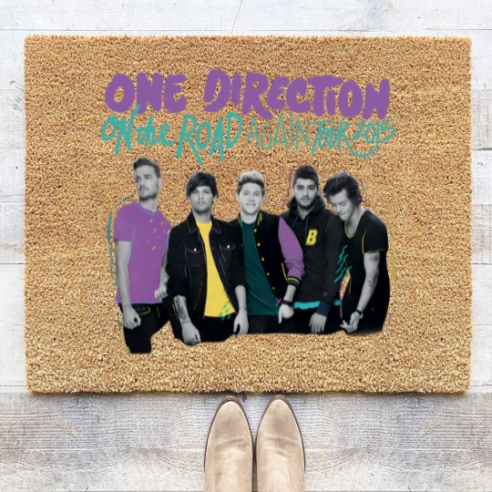 Discover One Direction On the Road Again Tour 2015 Merch Coir Doormats
