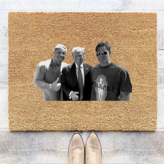 Discover Donald Trump Nick Bosa Joe Burrow Coir Doormats, Political Statement Coir Doormats, Conservative ShirtSports Coir Doormats