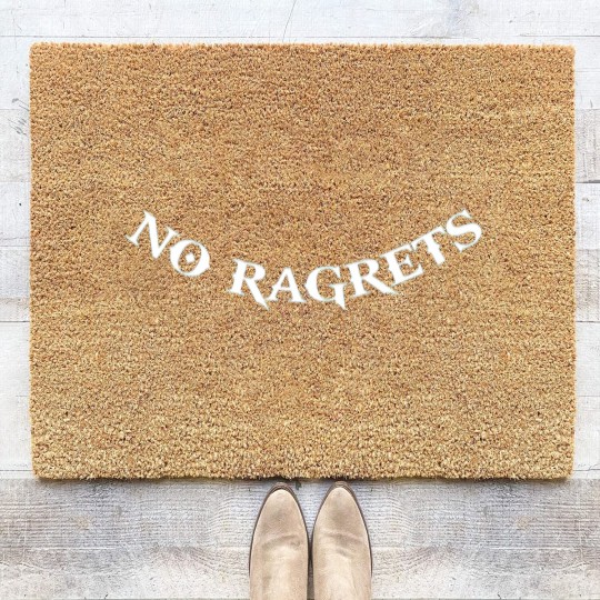 Discover No Ragrets From We're The Millers Coir Doormats