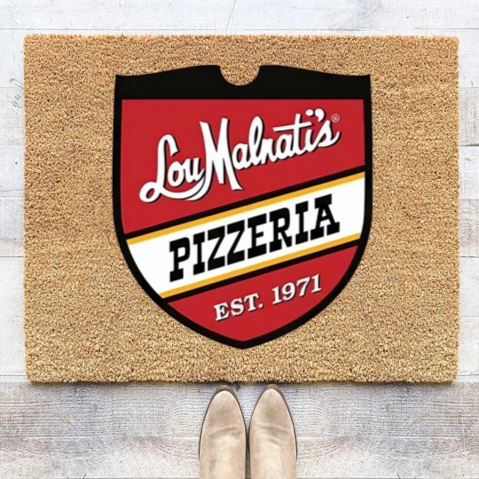 Discover Lou Malnati_s Pizza Coir Doormats