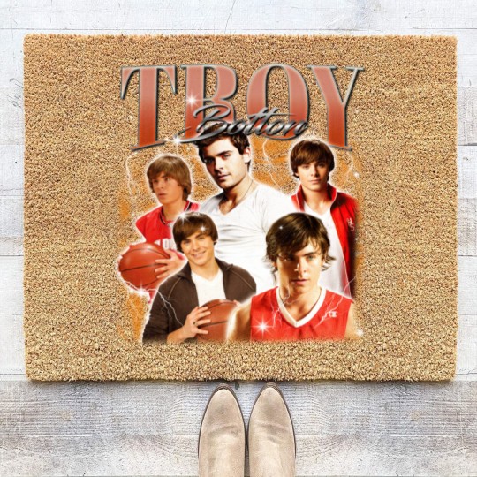 Discover Troy Bolton 90's Coir Doormats, Troy Bolton Bootleg Tees, Troy Bolton Fans Gifts