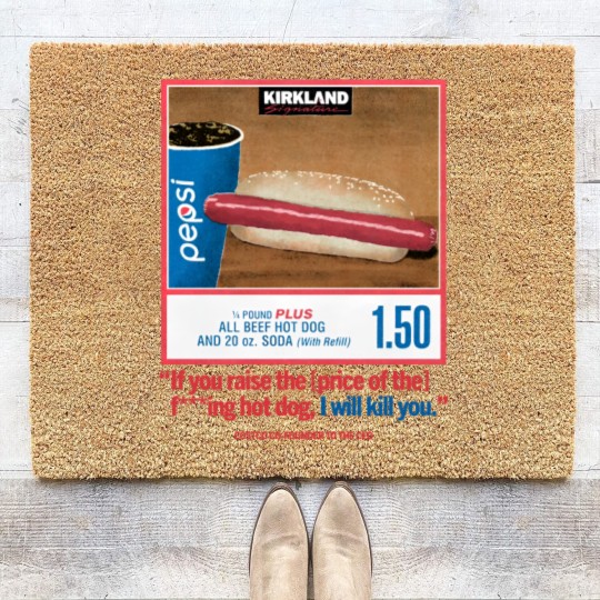 Discover Costco Hot Dog & Soda Combo Coir Doormats