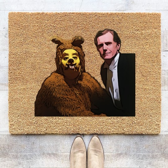 Discover The Shining Bear Costume Man Fellatio Classic Coir Doormats