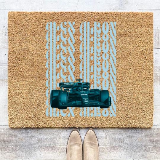 Discover BELLA CANVAS Alex Albon WILLIAMS unisex Coir Doormats