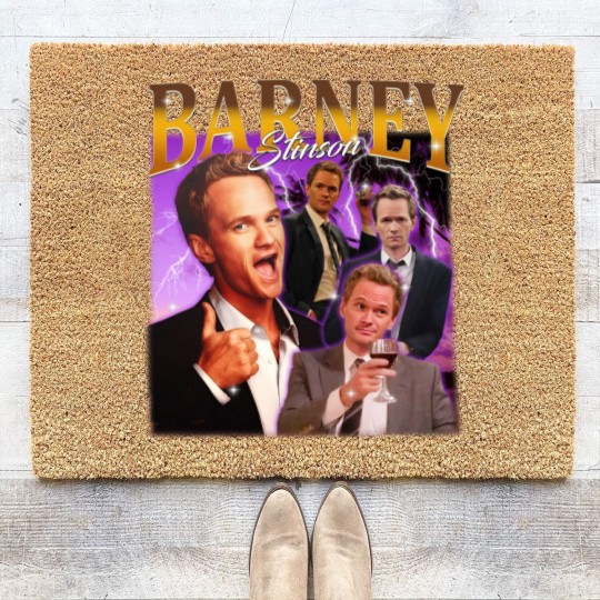 Discover Retro Barney Stinson Coir Doormats, Barney Stinson Coir Doormats, Vintage Barney Stinson Coir Doormats