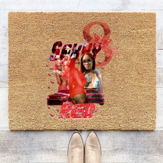 Discover Vintage Sexyy Red Coir Doormats, Sexyy Red Coir Doormats, Retro Sexyy Red Coir Doormats For Fans