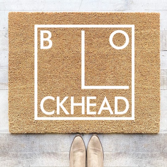 Discover Ian Dury and The Blockheads logo Coir Doormats