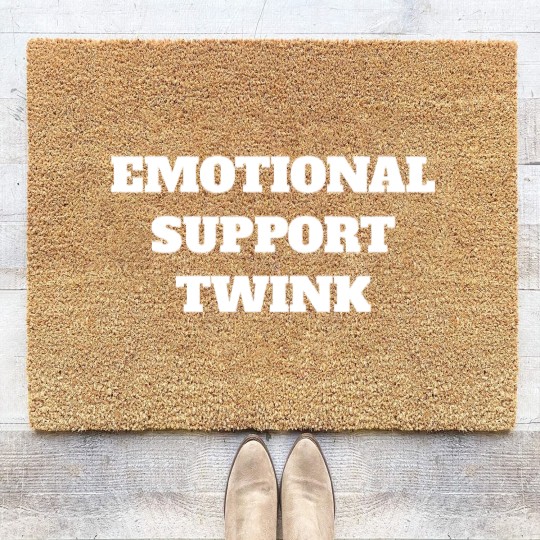 Discover Emotional Support Twink - Emotional Support Twink - Coir Doormats