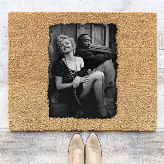 Discover 2Pac Marilyn Monroe Coir Doormats