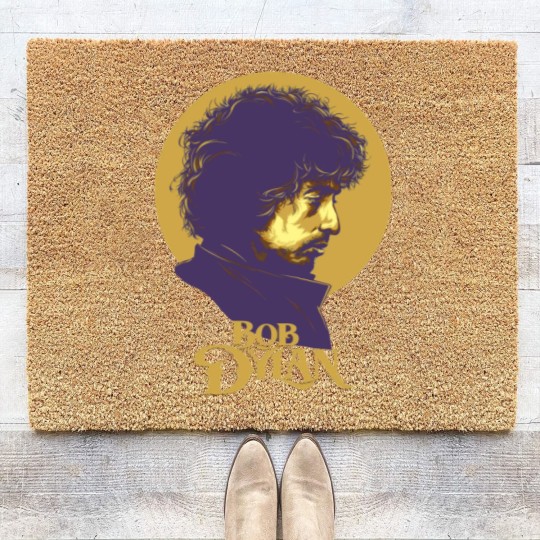 Discover Bob Dylan Retro Coir Doormats, Bob Dylan Coir Doormats, Vintage Bob Dylan