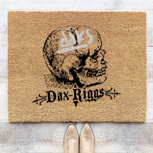 Discover Dax Riggs large red graphic Coir Doormats