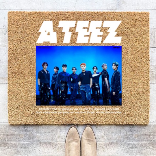 Discover ATEEZ Kpop Ateez The Fellowship Tour 2022 Kpop Coir Doormats