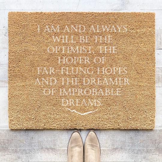 Discover 9th Doctor Quotes Coir Doormats