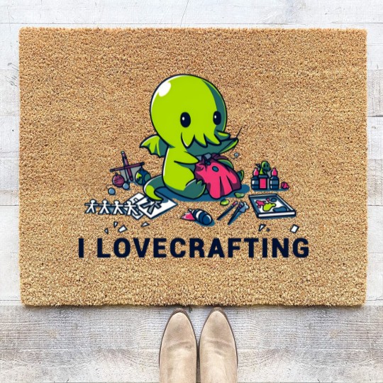 Discover I Lovecrafting Coir Doormats