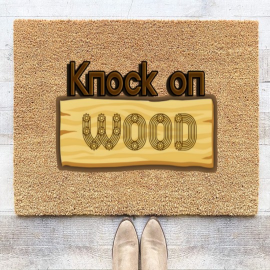 Discover kNOCK ON WOOD Coir Doormats