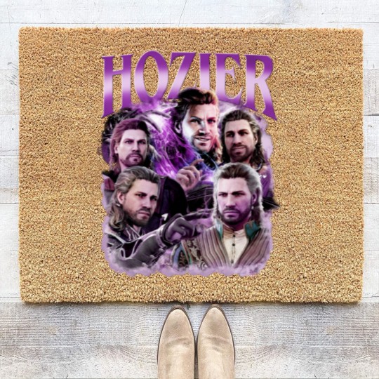 Discover Bootleg Coir Doormats, Hozier Gale BG3 Coir Doormats, Gale Baldurs Gate 3 Vintage Coir Doormats