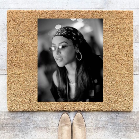 Discover Aaliyah Coir Doormats, Vintage Aaliyah Coir Doormats, Aaliyah retro music Coir Doormats