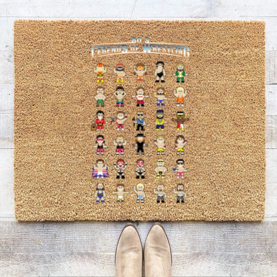 Discover Legends of Wrestling Retro Adults Coir Doormats