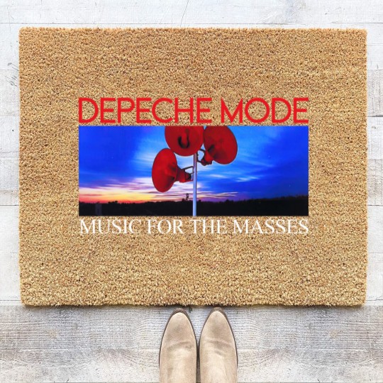 Discover Depeche Mode "Music for the Masses" Coir Doormats