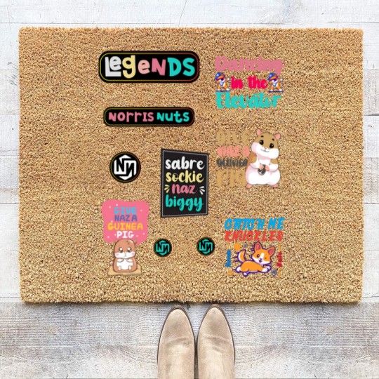 Discover The Norris Nuts Merch The Norris Nuts Coir Doormats