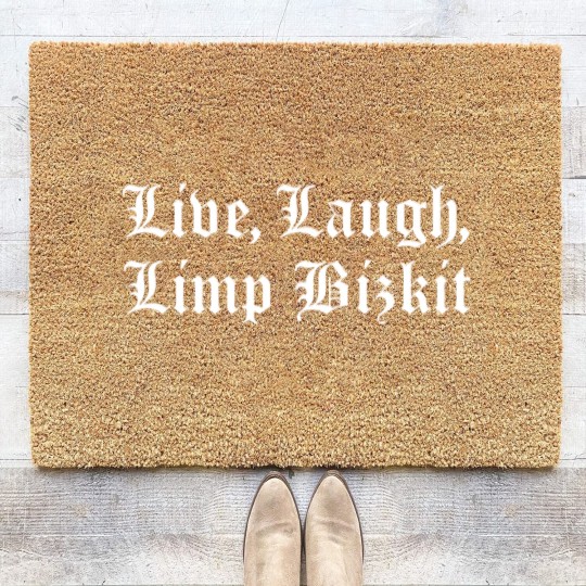 Discover Live Laugh Limp Bizkit Magnet Coir Doormats