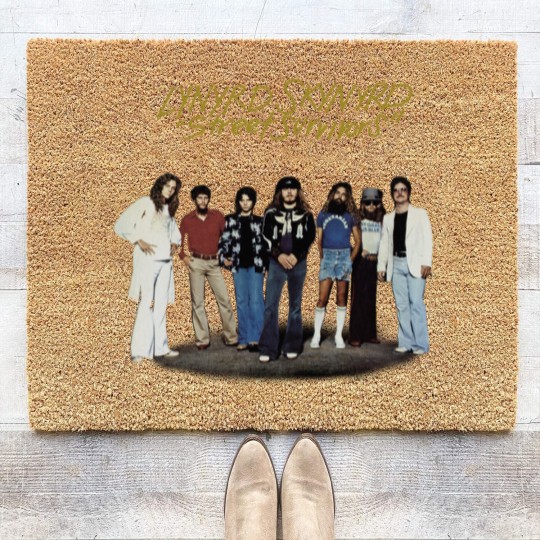 Discover Lynyrd Skynyrd Coir Doormats, Street Survivors Gary Rossington Collins Coir Doormats