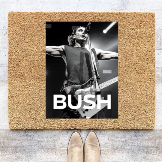 Discover BUSH ROCK BAND Tour - Bush Fan Edition - Nostalgic 90s Coir Doormats