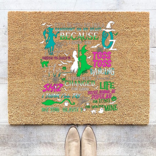 Discover Wicked A New Musical Vintage Coir Doormats, Musical Wicked Coir Doormats, Wicked Coir Doormats
