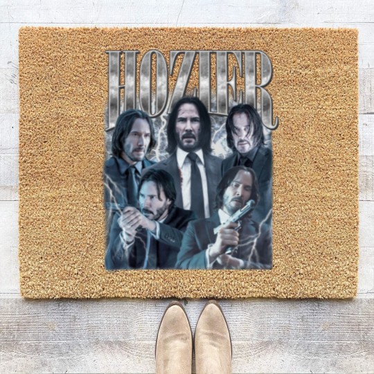 Discover HOZIER I  Keanu Reeves Coir Doormats, Action Movies Lover Coir Doormats, Hozier Coir Doormats Gifts