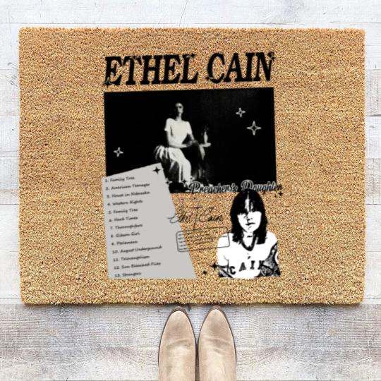 Discover 90 Ethel Cain,The Blood Stained Blonde Tour, Ethel funny Cain Coir Doormats