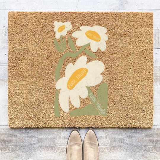 Discover Subtle Anti Trump Coir Doormats, Subtle Anti MAGA Coir Doormats